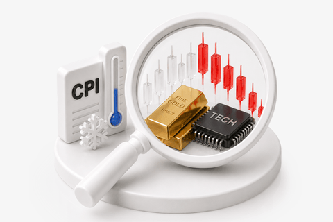 US July CPI cools as gold and tech stocks react to fading Fed rate-hike bets