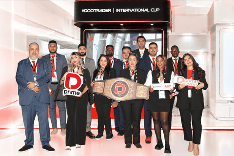 D Prime team at Forex Expo Dubai 2026.