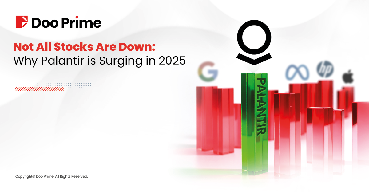 not all stocks are down - Palantir is up