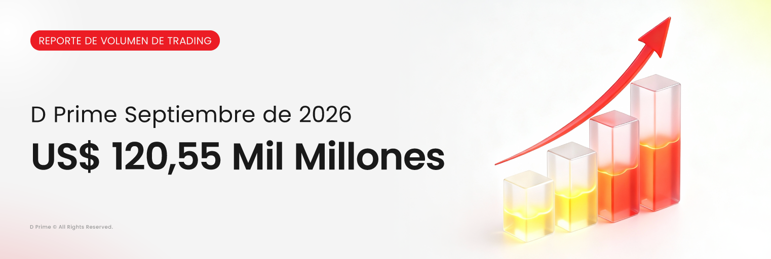Informe de Volumen de Trading de D Prime septiembre 2026 con USD 120,55B.